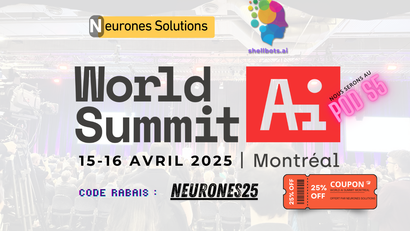 Neurones Solutions au World Ai Summit Montréal, les 15 et 16 avril !